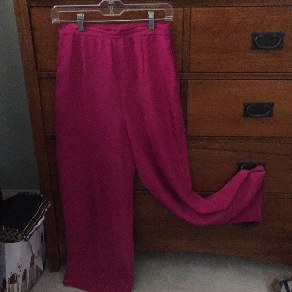 Ralph Lauren pink silk pants